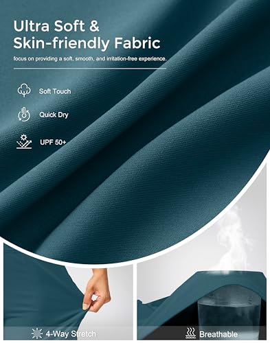 Image of G Gradual Women's Athletic Shorts 6 inch High Waisted Stretchy Bermuda Shorts for Women Quick Dry Summer Casual Shorts