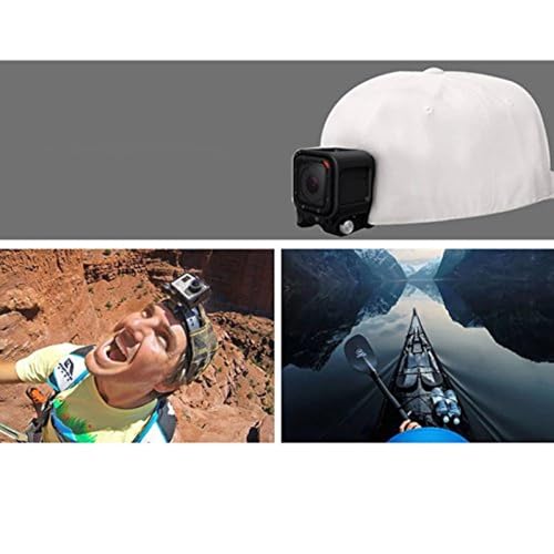Image of Action Pro Quick Head Hat Clip with Screw Compatible with GoPro Hero 13 12 11 10 9 8 7 6 5 4 3+ 3 SJCAM Xiaomi YI EKEN 4K Action Camera