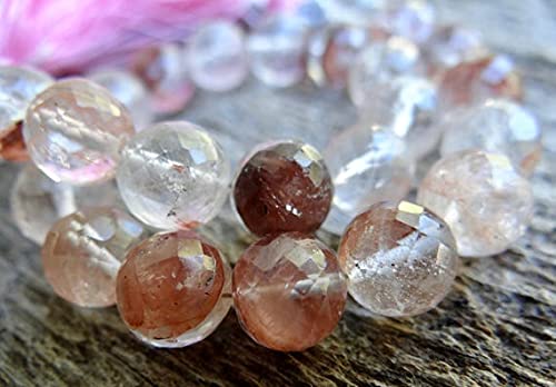 Quartz de fer namibien AAA perles mala facettées 8mm de qualité gemme pour joaillerie