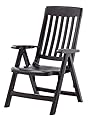 KETTLER Sieger Resin Folding Chair Anthracite Gray