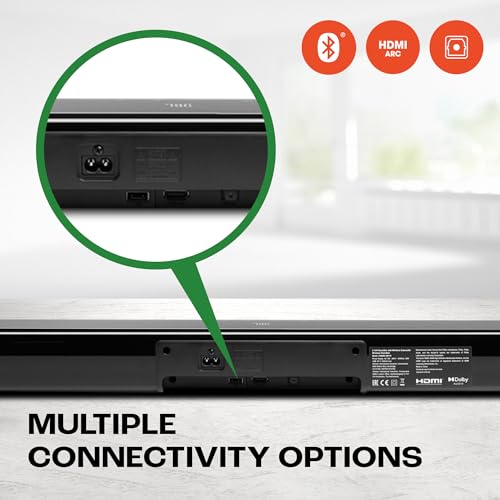 Image of JBL Cinema SB170, Dolby Digital Soundbar with Wireless Subwoofer for Extra Deep Bass, 2.1 Channel Home Theatre with Remote, HDMI ARC, Bluetooth & Optical Connectivity (220W)
