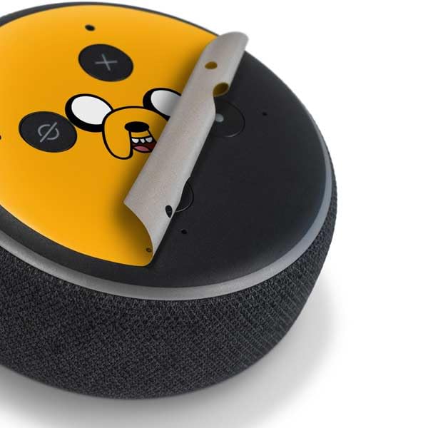 Skinit Decal Audio Skin Compatible with Amazon Echo Dot 3 - Officially Licensed Adult Swim Adventure Time Jake The Dog Design