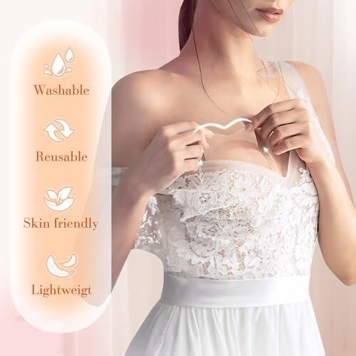 Image of BOOSINI Sticky Bra-Push Up Adhesive Backless Strapless Bra for Women Reusable Silicone Nipple Covers