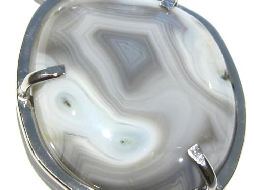 Pendentif agate argent 925 authentique : un talisman de sérénité et d'harmonie naturelle - 4