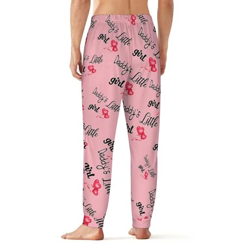 Daddys Little Girl Pajama Pants for Men Print Lounge Pjs Bottom Pants Lightweight Sleep Pants3