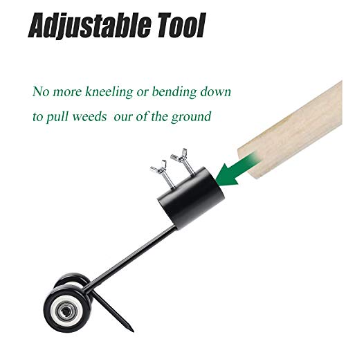 Weed Puller Tool, Manual Weeds Snatcher Household Helper Garden Tools, Portable Crack and Crevice Weeding Cleaning Hand Weeder Quick Remove Tool for Garden Patio Backyard Lawn Sidewalk Driveways Weeds