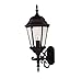 Savoy House 07078-BLK One Light Wall Mount Lantern