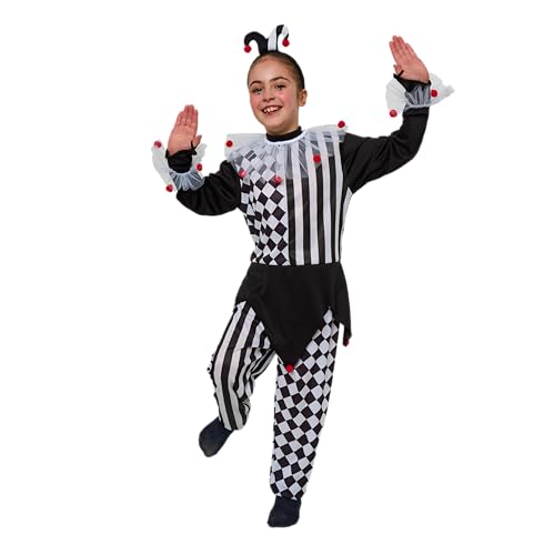 Juguetutto - Disfra Arlequin niña - Halloween (M)