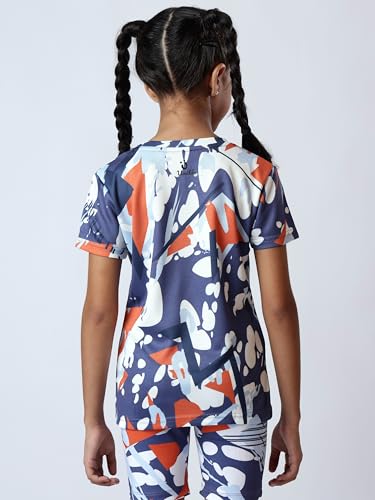 Image of Girl's Active Sports Wear Solid Short Sleeve Running Workout Tshirts Athletic Tops Lightweight Quick Dry Training Yoga Round Neck Tshirt (4 to 14 YRS)
