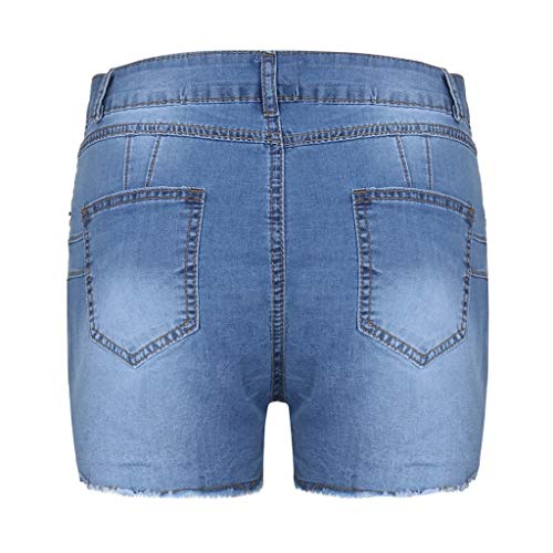 WWricotta Pantacourt Femme Jean - Jean Adolescent Filles Jean Boyfriend Femme Stretch Short ÉTé Jean Femme Dechiré Push Up Short en Jean Tendance - Image 5