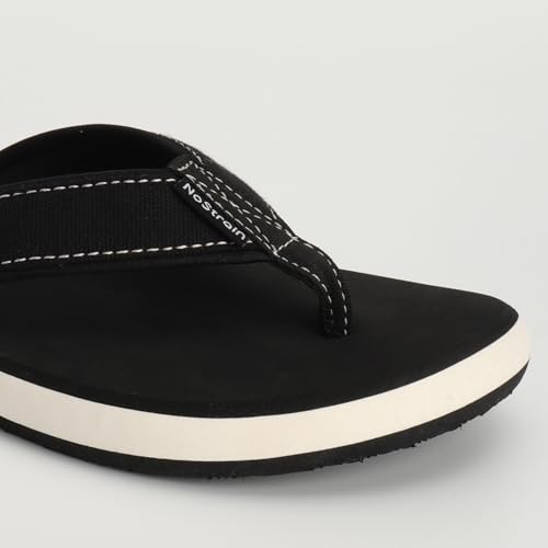 Image of NoStrain Men's Canvas Slippers, Flip Flops & Chappal - Angular Fit