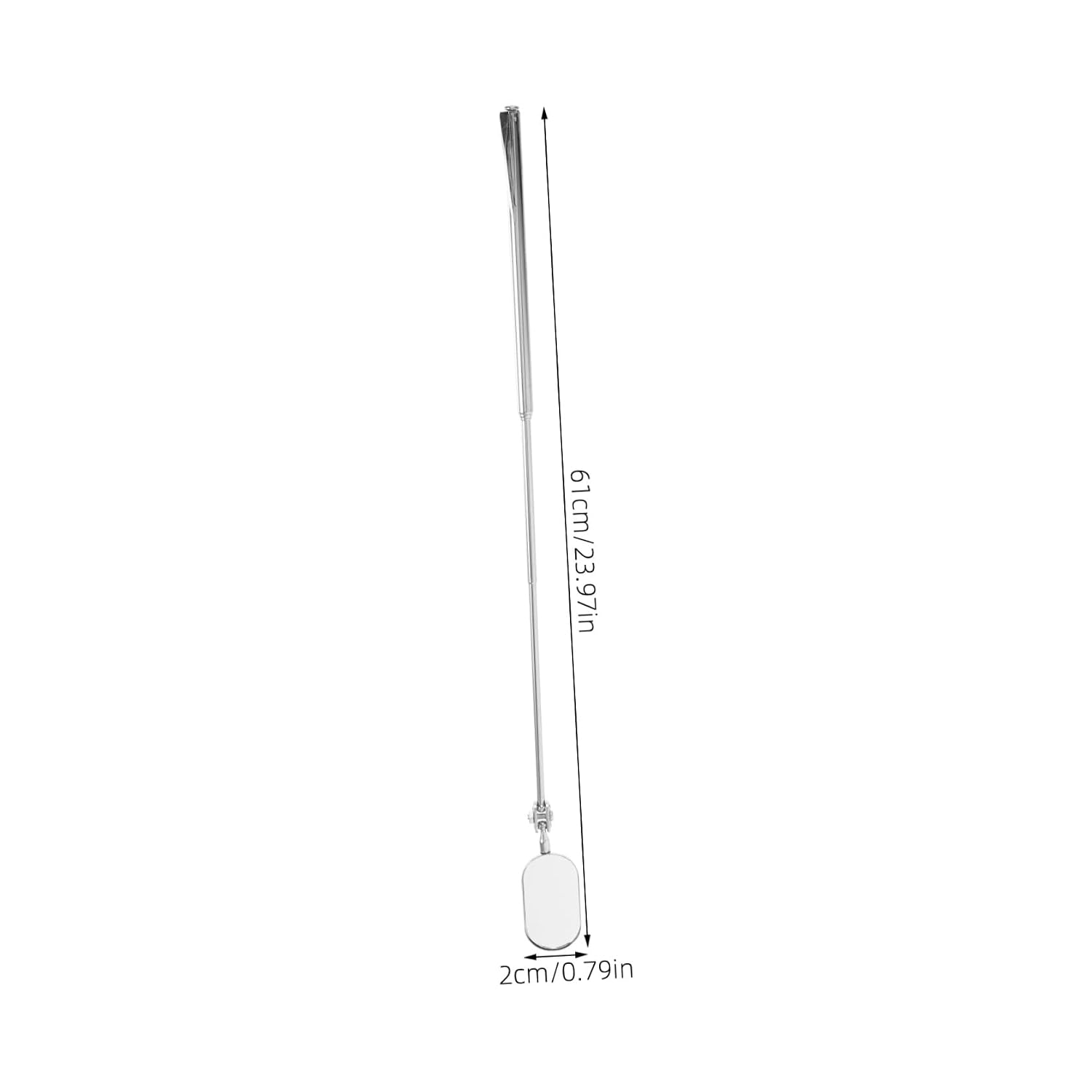 Gatuida 3pcs Telescoping Inspection Mirror Mechanics Tool Extendable Car Construction Mirror Retractable Mechanics