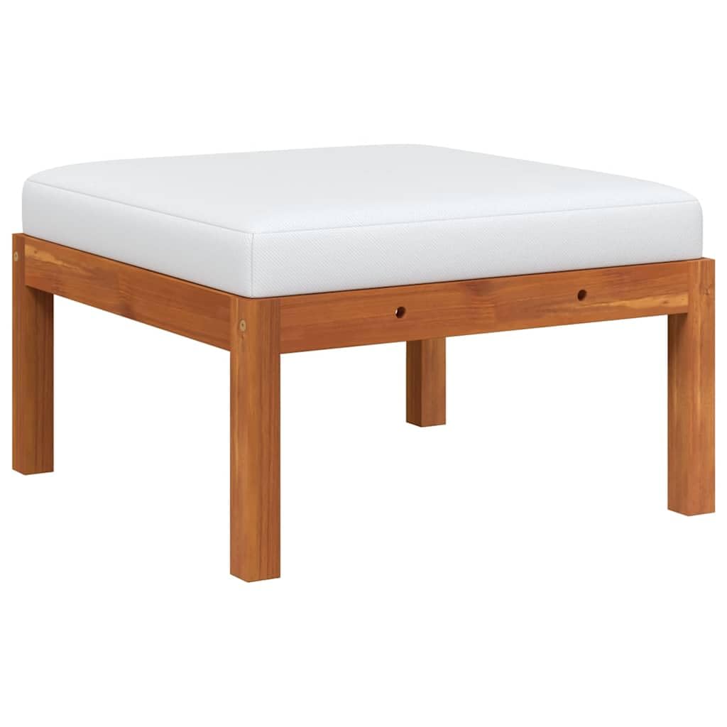 Repose-pieds de jardin en bois d'acacia pour vos moments de douceur