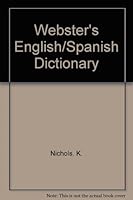 Webster's English/Spanish Dictionary B002TYCOFO Book Cover