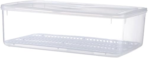 BESTonZON Caja de almacenamiento multifuncional para alimentos crujientes, caja de almacenamiento multifuncional con tapa, caja de almacenamiento de