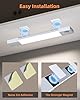 EZVALO 3 Pack 7” Motion Sensor Light Indoor, Wireless Under Cabinet Lighting, 30 LED Rechargeable Closet Lights, Dimmable, 3 Color Temperatures, Counter Lights for Wardrobe, Pantry, Bedroom, Kitchen #5