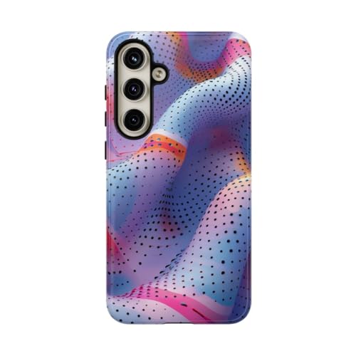 Coque Samsung S24 Plus rigide et brillante protection antichoc motif bleu