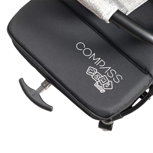 Maxi Baby Carrinho de Bebê Passeio Vira Berço COMPASS (Cinza)