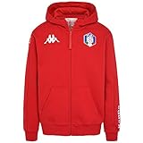 Producto oficial FISI Kappa 6cento Argum 3f FISI Jersey de Deporte, Unisex Adulto, Rojo, L