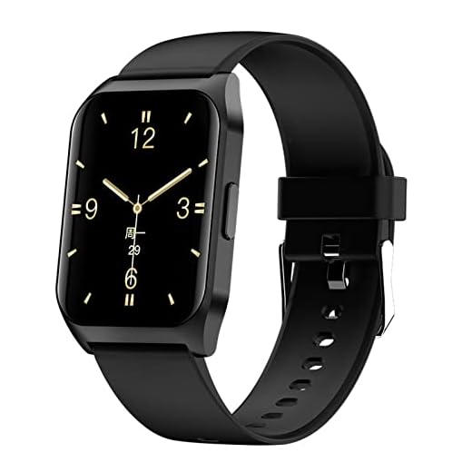 1,69" Touch Smart Watch för manliga kvinnor. Vattentät Fitness Tracker med 24 träningslägen, smarta klockor för iPhone och Android,B
