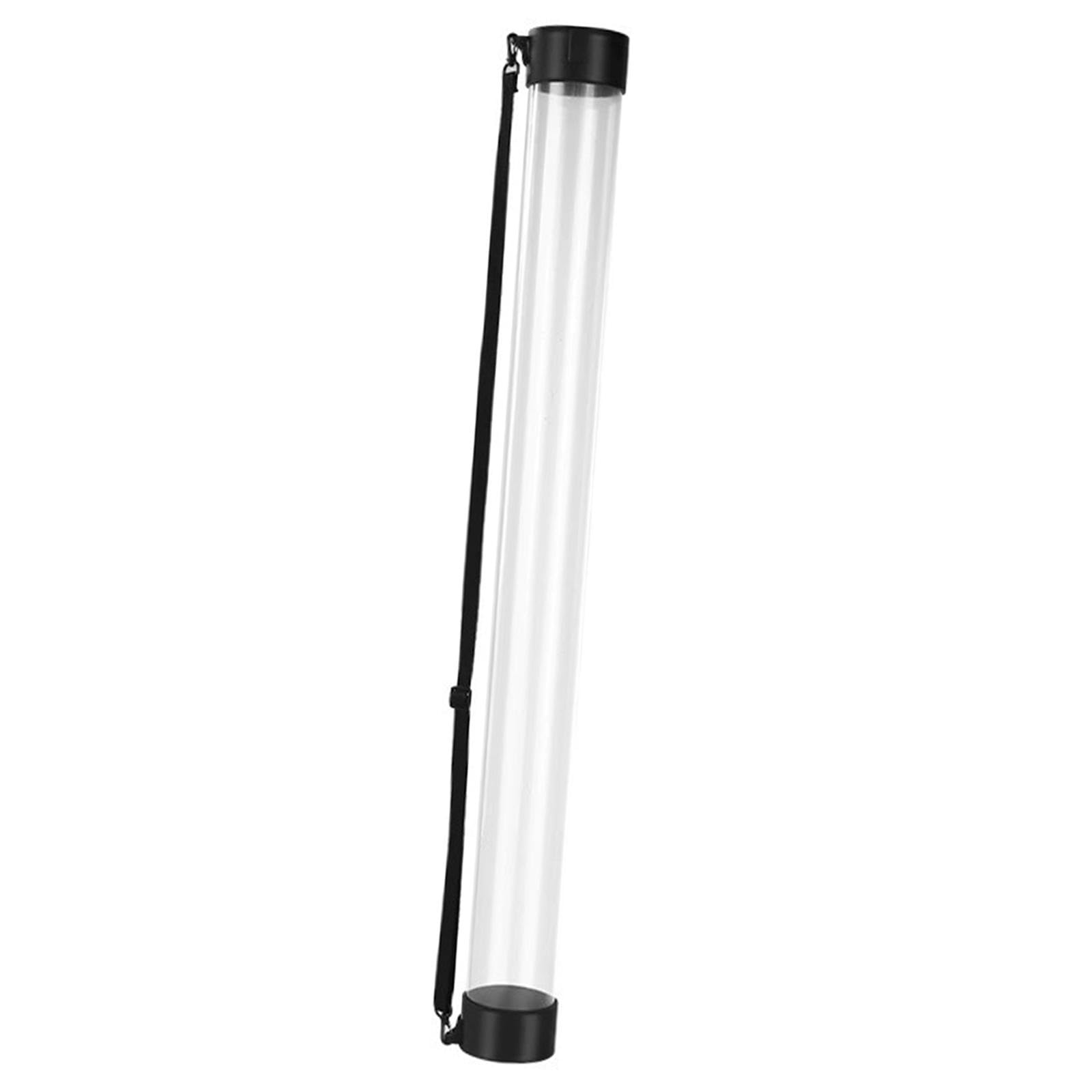Tubo Raccogli Palline Da Tennis Con Una Fibbia a Cinghia, 90 Cm Tubo Palline Tennis Portatile per Esterni, Pickleball Retriever in Policarbonato Offrendo Praticità per Partite