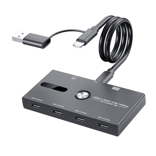 Adaptateur répartiteur USB C 4 Type C 2 USB femelle concentrateur données bureau