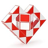 MAGIC SNAKE PUZZLE: Dieses 3D Puzzle ist ein frei biegbares und verdrehtes Modellierspielzeug, das aus 36 identischen Keilen besteht. Jeder Dreiecksblock hat vier feste Punkte. Wenn Sie ihn drehen, erzeugt er einen klaren Klang und wird nicht verformt oder gelockert. Erhalten Sie großen Spaß, indem Sie die puzzle snake toy drehen und lösen.