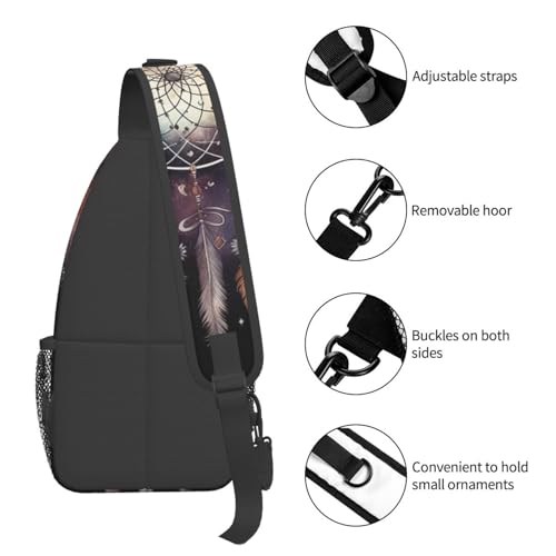 Pequeña mochila tipo crossbody para senderismo unisex miniatura 5