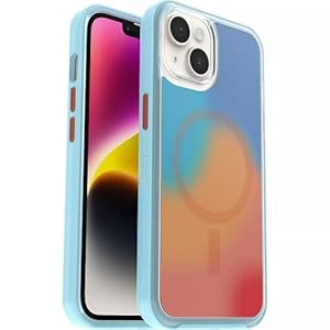 OtterBox Symmetry Series+ Antimicrobial Case with Magsafe for iPhone 14 & iPhone 13 (Only) – Non-Retail Packaging – Colorful Gossamer