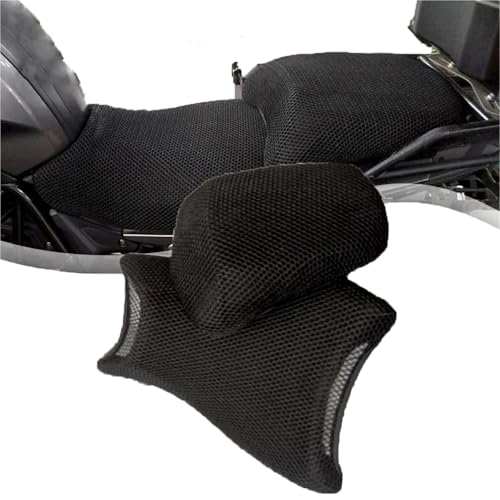 Funda de asiento malla 3D Benelli TRK502 protector cojín ventilado moto trail