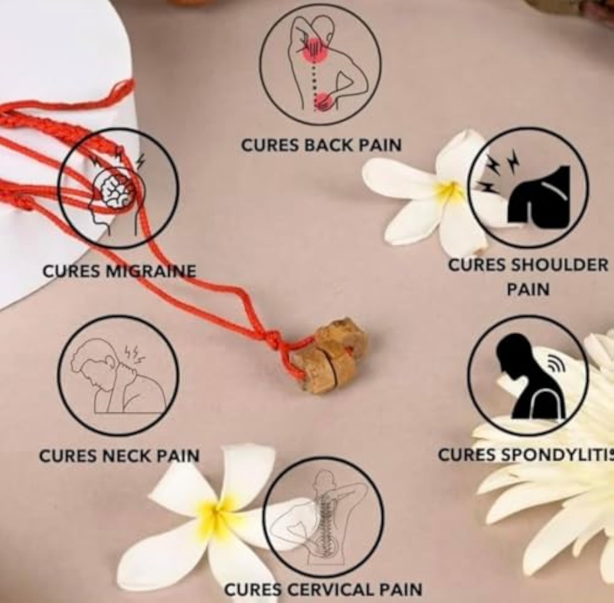 Herbal Wellness Necklace, Handcrafted Natural Ingredients