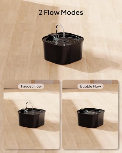 Bebedouro Para Gatos - LucZeng 2.5L Bebedouro para Animais de Estimação, Fonte de beber automática s
