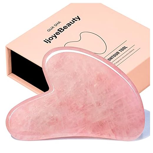Gua Sha Scraping Massage Tool, 100% Natural Rose Quartz Hand Made Gua Sha Stone, Traditionellt skrapverktyg för anti-aging, akupunkturterapi triggerpunktbehandling på ansikte, arm, fot