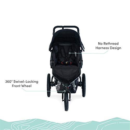 Bob Gear Revolution Flex 3.0 Jogging Stroller, Lunar - Ultra-Reflective Accents #TOP6