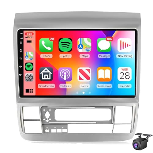 Radio Estéreo Para Coche Android 15 Para Toy-ota Alphard 2002-2007 Con Carplay Android Auto Estéreo De 9'' GPS Navegador Satelital Mirror Link SWC FM RDS DSP AHD Cámara De Marcha Atrás(Size:L10)