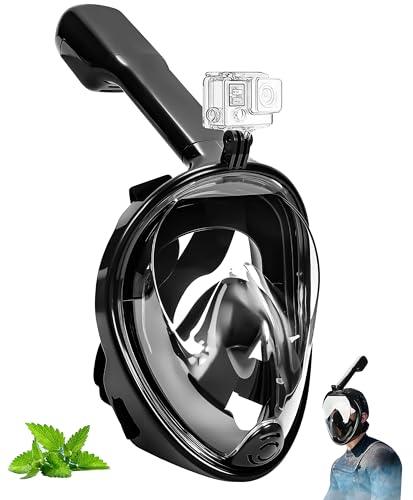 Snorkel(Preto L/XL), Snorkel Adulto, Mascara de Mergulho, Mascara de Mergulho Adulto, Máscara de Mer