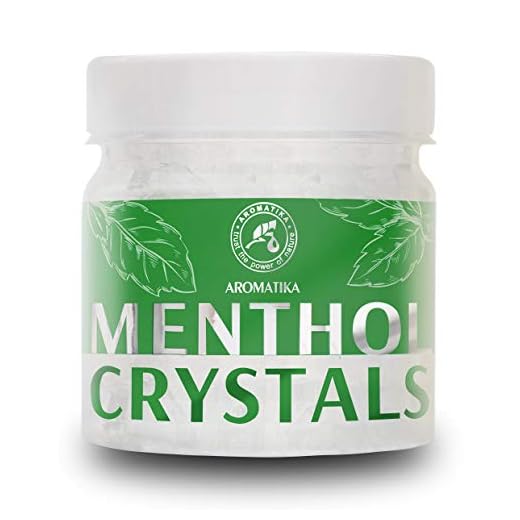 Cristales de Mentol 100g para Saunas - Naturales - Calmantes & Refrescantes - Aromaterapia - Cuidado de Piel - Cabello - Cuerpo - Aroma Menta - Inhalaciones de Menta - Baños de Vapor