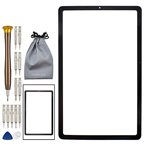 Outer Glass Screen Replacement for Samsung Galaxy Tab S6 Lite Black SM-P610 SM-P615 SM-P610N