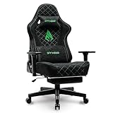【Fauteuil Ergonomique avec Massage】 : Il s'agit d'un véritable fauteuil de gaming conçu pour les passionnés de jeux vidéo et les dirigeants d'entreprise à domicile exigeants ! Son design ergonomique s'adapte parfaitement à la forme du corps, et les coussins pour la tête et les lombaires assurent un bon maintien pour garder une posture correcte pendant le jeu, tout en offrant un excellent soutien pour le cou et le dos.