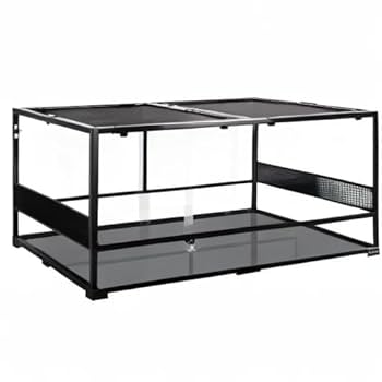 zooページ Reptizoo 120 Gallon vertical reptile tank 24Lx24Wx48H