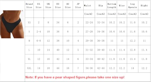 YMISAN Women's Bikini Swim Bottom Briefs Ribbed High Cut Mid Waist Cheeky Bathing Suit Bottom4