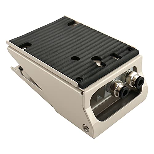 Baomain Interruptor de válvula de pedal pneumático de 12 mm com controle de pressão de pé FV-320 com