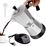 Vaolvpant 3-6 Cup Electric Moka