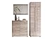 Produktbild trendteam smart living Garderobe Garderobenkombination 3-teiliges Komplett Set Malea, 170 x 188 x 38 cm in Eiche San Remo Dekor mit viel Stauraum und Ablagefläche