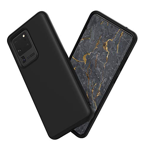 Super Deal Product RhinoShield Case Compatible with Samsung [Galaxy S20 Ultra]  SolidSuit - Shock Absorbent Slim Design Protective Cover [3.5M / 11ft Drop Protection] - Classic Black