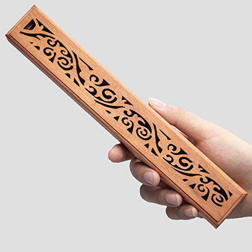 Incense Holder, Grace Incense Burner Bamboo, Upgraded Incense Stick Holder, Premium Incense Box Burner Ash Catcher