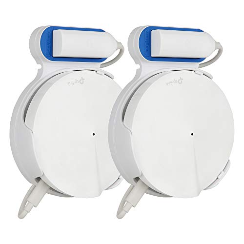 Cable and Power Line Storage Boxes for WiFi Router, Easy-to-Install Wall Mount Holder for Tp Link Deco M5, Blue, Pack of 2 - Bangcheer