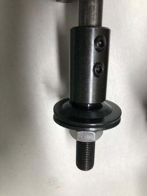 3-1/2” Short Shaft Arbor Extension fits 5/8" RIGHT side shaft Motor Arbor or Threaded Shaft Adapter for Buffing Grinding Wheels/For Bench Grinder Qty 1