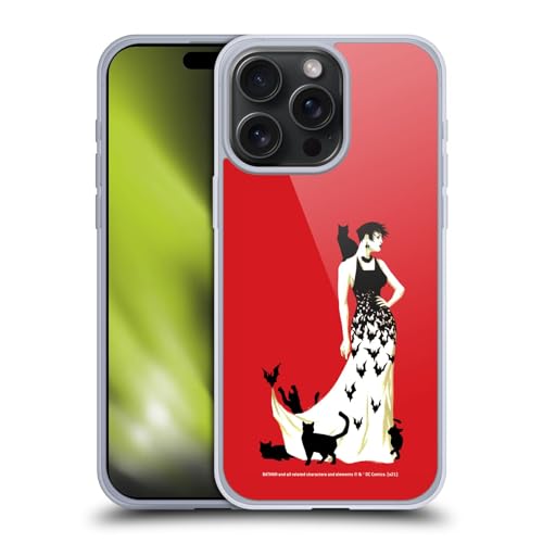 Funda Catwoman iPhone 15 Pro Max evita arañazos con gel flexible DC Comics