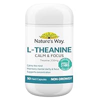 Nature's Way Calm & Focus L Theanine 50 Capsules